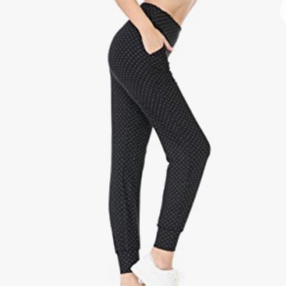 Leggings Activewear Jogger Track Cuff Sweatpants - Picture 6 of 7